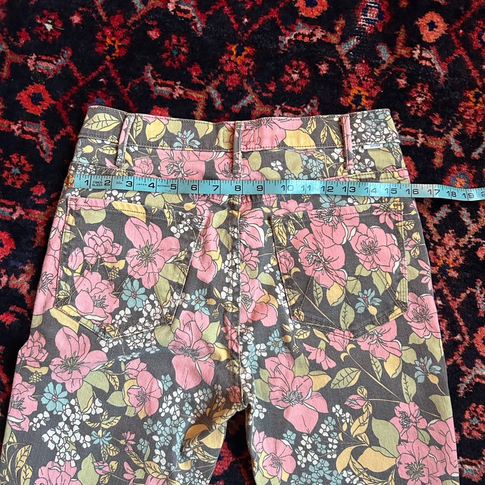 MOTHER | The Hustler Ankle | Cats and Dogs Floral | Sz 31 - Picture 7 of 10